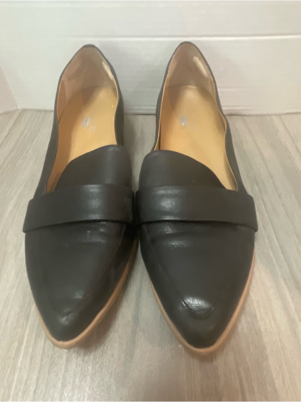 Dr Scholl’s Original Collection Black Leather Loafer size W10